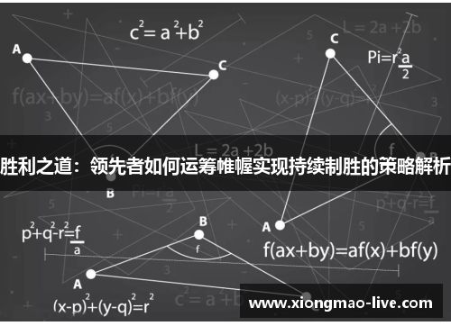 胜利之道：领先者如何运筹帷幄实现持续制胜的策略解析